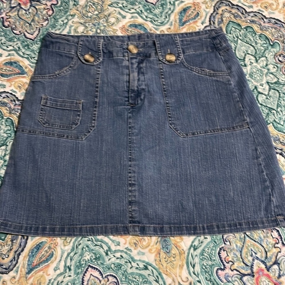 Denim Blue Skirt